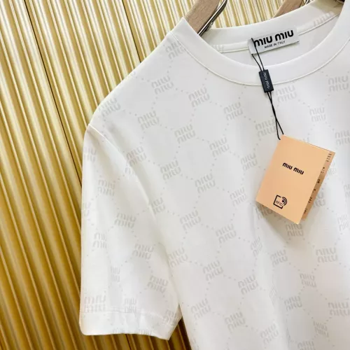 Replica MIU MIU T-Shirts Short Sleeved For Men #1346380 $80.00 USD for Wholesale