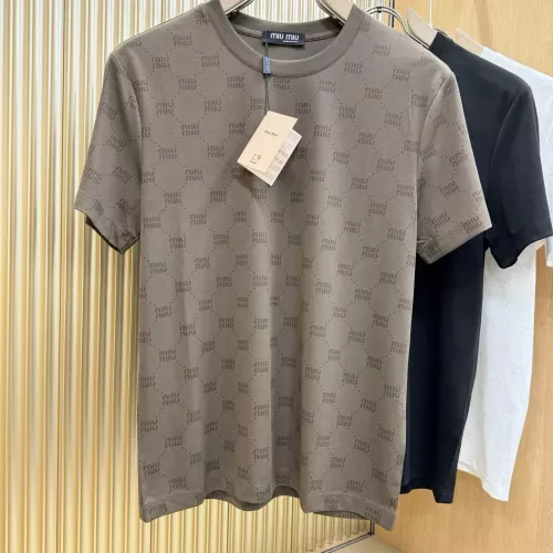 MIU MIU T-Shirts Short Sleeved For Men #1346381 $80.00 USD, Wholesale Replica MIU MIU T-Shirts