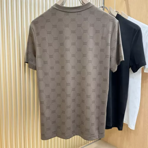 Replica MIU MIU T-Shirts Short Sleeved For Men #1346381 $80.00 USD for Wholesale