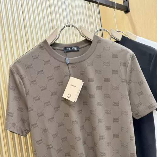 Replica MIU MIU T-Shirts Short Sleeved For Men #1346381 $80.00 USD for Wholesale