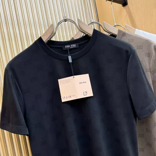 Replica MIU MIU T-Shirts Short Sleeved For Men #1346382 $80.00 USD for Wholesale