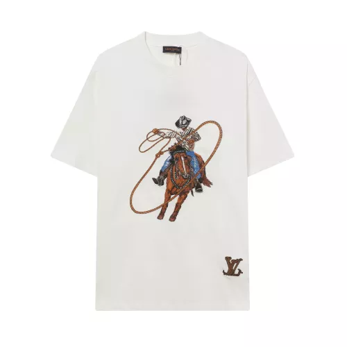 Louis Vuitton LV T-Shirts Short Sleeved For Unisex #1346423 $40.00 USD, Wholesale Replica Louis Vuitton LV T-Shirts