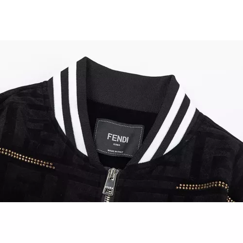 Replica Fendi Jackets Long Sleeved For Men #1346439 $112.00 USD for Wholesale