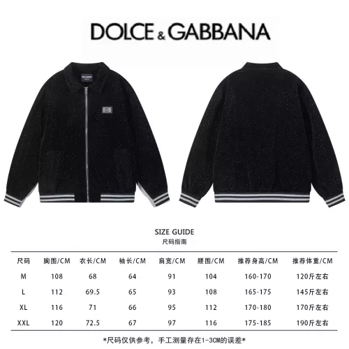 Replica Dolce & Gabbana D&G Jackets Long Sleeved For Men #1346440 $112.00 USD for Wholesale
