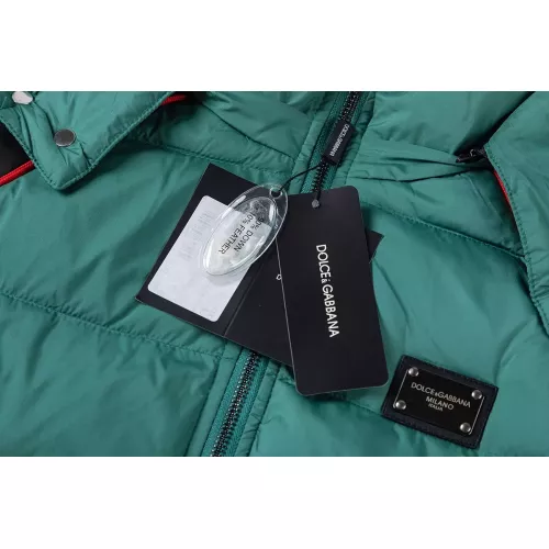 Replica Dolce & Gabbana D&G Down Feather Coat Long Sleeved For Men #1346456 $112.00 USD for Wholesale