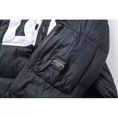 Replica Dolce & Gabbana D&G Down Feather Coat Long Sleeved For Men #1346459 $112.00 USD for Wholesale