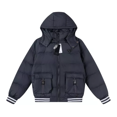 Prada Down Feather Coat Long Sleeved For Men #1346483 $112.00 USD, Wholesale Replica Prada Down Feather Coat