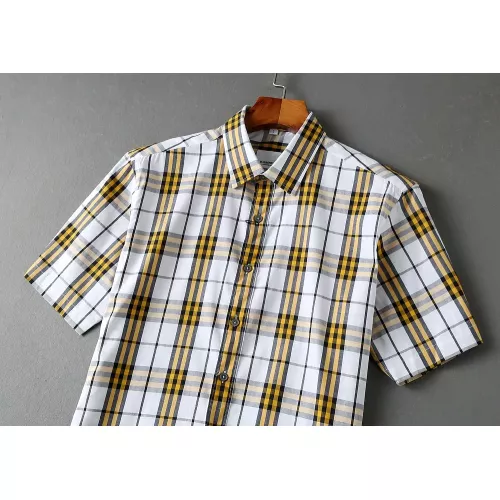 Replica Burberry Shirts Short Sleeved For Men #1346554 $36.00 USD for Wholesale
