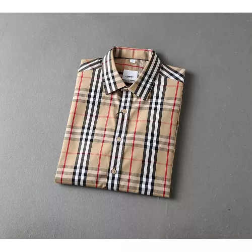 Replica Burberry Shirts Short Sleeved For Men #1346555 $36.00 USD for Wholesale