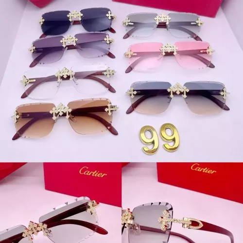 Replica Cartier Fashion Sunglasses #1346579 $29.00 USD for Wholesale