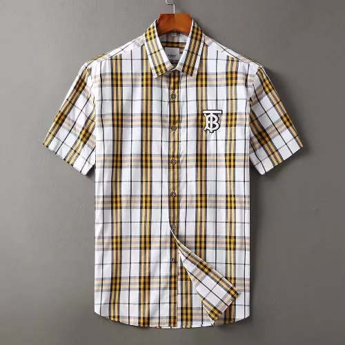 Burberry Shirts Short Sleeved For Men #1346582 $36.00 USD, Wholesale Replica Burberry Shirts