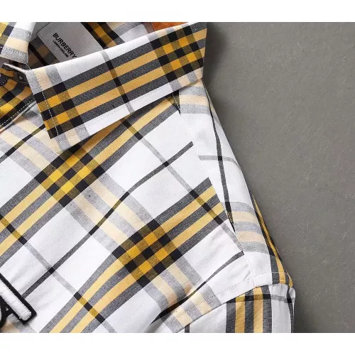 Replica Burberry Shirts Short Sleeved For Men #1346582 $36.00 USD for Wholesale