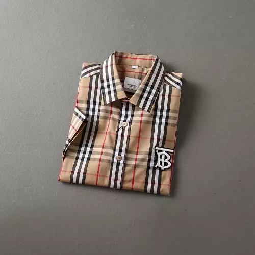 Replica Burberry Shirts Short Sleeved For Men #1346584 $36.00 USD for Wholesale