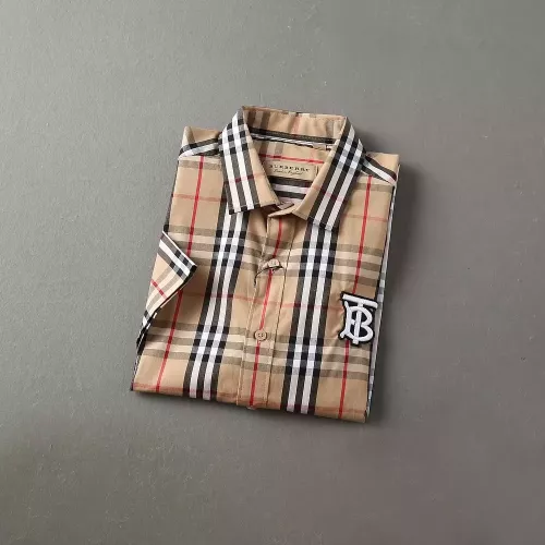 Replica Burberry Shirts Short Sleeved For Men #1346586 $36.00 USD for Wholesale