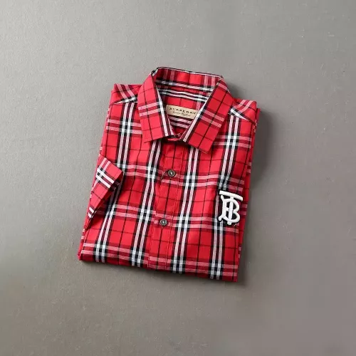 Replica Burberry Shirts Short Sleeved For Men #1346587 $36.00 USD for Wholesale
