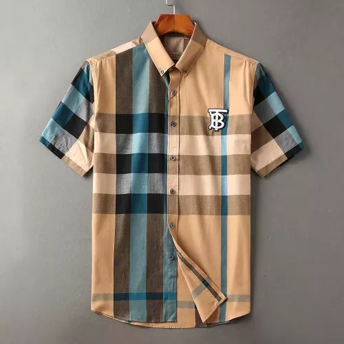 Burberry Shirts Short Sleeved For Men #1346588 $36.00 USD, Wholesale Replica Burberry Shirts