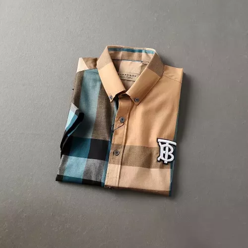 Replica Burberry Shirts Short Sleeved For Men #1346588 $36.00 USD for Wholesale