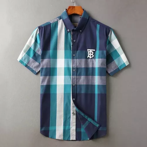 Burberry Shirts Short Sleeved For Men #1346591 $36.00 USD, Wholesale Replica Burberry Shirts