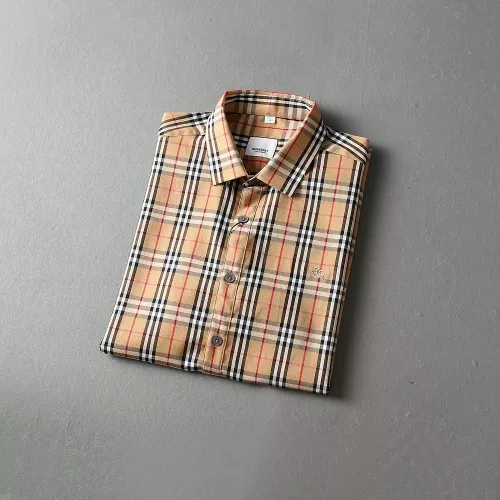 Replica Burberry Shirts Short Sleeved For Men #1346593 $38.00 USD for Wholesale
