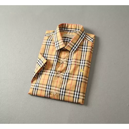 Replica Burberry Shirts Short Sleeved For Men #1346594 $36.00 USD for Wholesale
