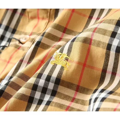 Replica Burberry Shirts Short Sleeved For Men #1346594 $36.00 USD for Wholesale