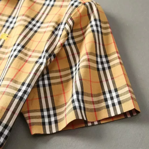 Replica Burberry Shirts Short Sleeved For Men #1346594 $36.00 USD for Wholesale
