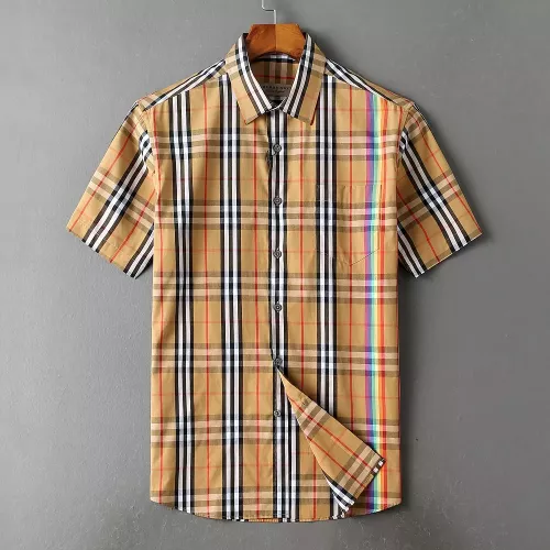 Burberry Shirts Short Sleeved For Men #1346595 $38.00 USD, Wholesale Replica Burberry Shirts