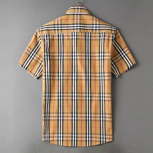 Replica Burberry Shirts Short Sleeved For Men #1346595 $38.00 USD for Wholesale