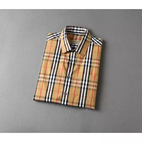Replica Burberry Shirts Short Sleeved For Men #1346595 $38.00 USD for Wholesale