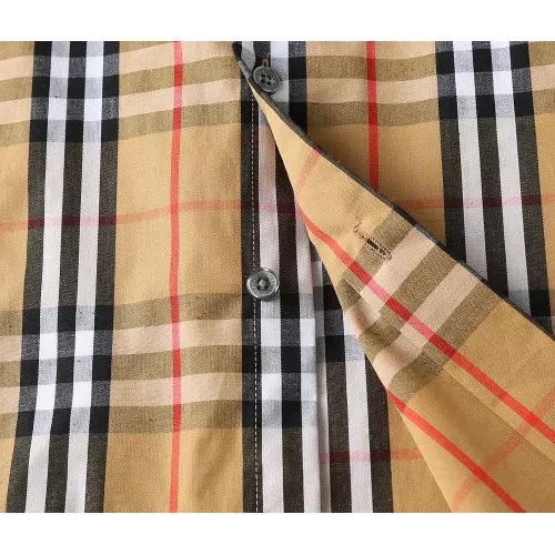 Replica Burberry Shirts Short Sleeved For Men #1346595 $38.00 USD for Wholesale