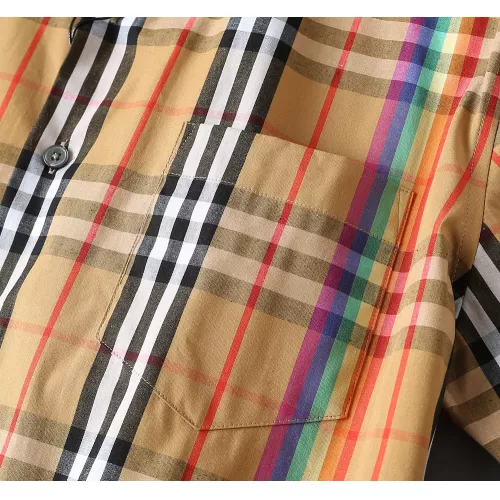 Replica Burberry Shirts Short Sleeved For Men #1346595 $38.00 USD for Wholesale