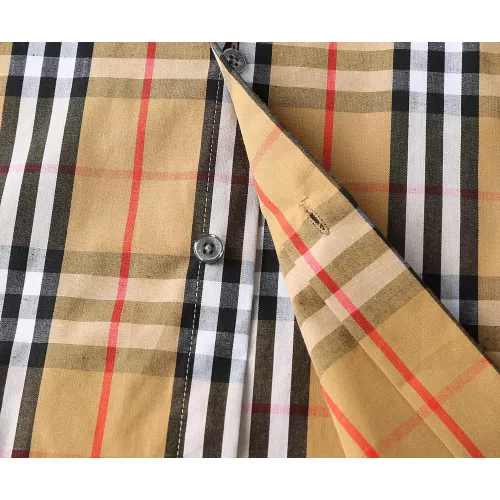 Replica Burberry Shirts Short Sleeved For Men #1346595 $38.00 USD for Wholesale