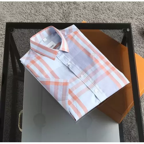 Replica Burberry Shirts Short Sleeved For Men #1346596 $36.00 USD for Wholesale