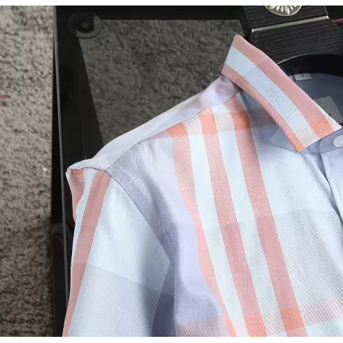 Replica Burberry Shirts Short Sleeved For Men #1346596 $36.00 USD for Wholesale