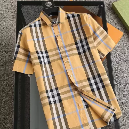 Burberry Shirts Short Sleeved For Men #1346597 $36.00 USD, Wholesale Replica Burberry Shirts