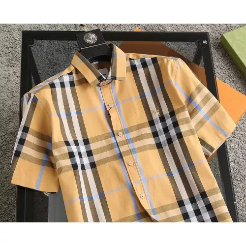 Replica Burberry Shirts Short Sleeved For Men #1346597 $36.00 USD for Wholesale