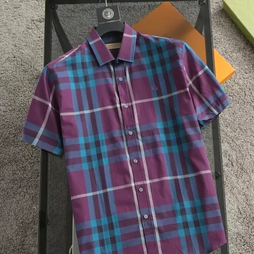 Burberry Shirts Short Sleeved For Men #1346601 $38.00 USD, Wholesale Replica Burberry Shirts