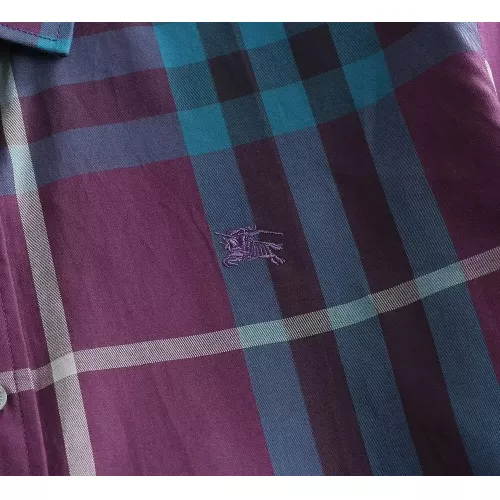 Replica Burberry Shirts Short Sleeved For Men #1346601 $38.00 USD for Wholesale