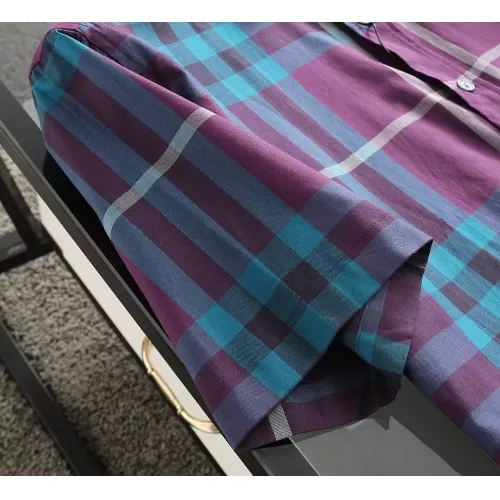 Replica Burberry Shirts Short Sleeved For Men #1346601 $38.00 USD for Wholesale