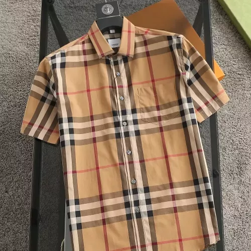 Burberry Shirts Short Sleeved For Men #1346603 $39.00 USD, Wholesale Replica Burberry Shirts