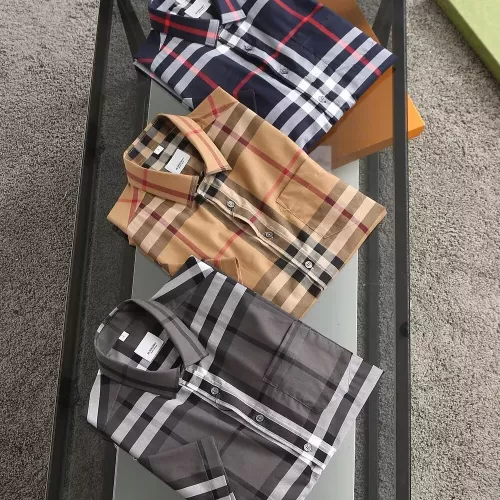 Replica Burberry Shirts Short Sleeved For Men #1346604 $39.00 USD for Wholesale