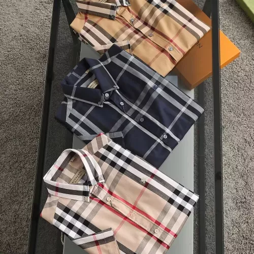 Replica Burberry Shirts Short Sleeved For Men #1346608 $36.00 USD for Wholesale