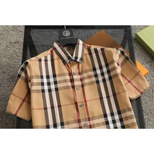 Replica Burberry Shirts Short Sleeved For Men #1346609 $36.00 USD for Wholesale