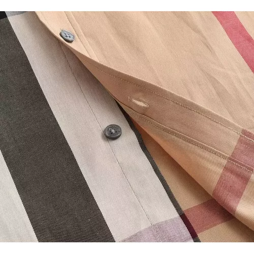 Replica Burberry Shirts Short Sleeved For Men #1346614 $36.00 USD for Wholesale
