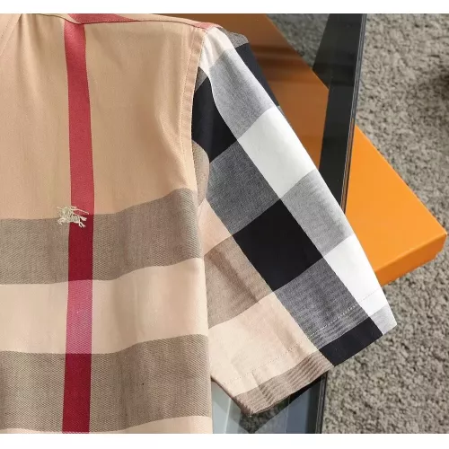 Replica Burberry Shirts Short Sleeved For Men #1346614 $36.00 USD for Wholesale