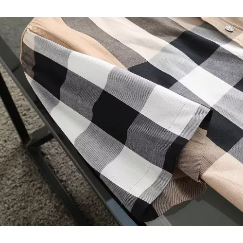 Replica Burberry Shirts Short Sleeved For Men #1346614 $36.00 USD for Wholesale