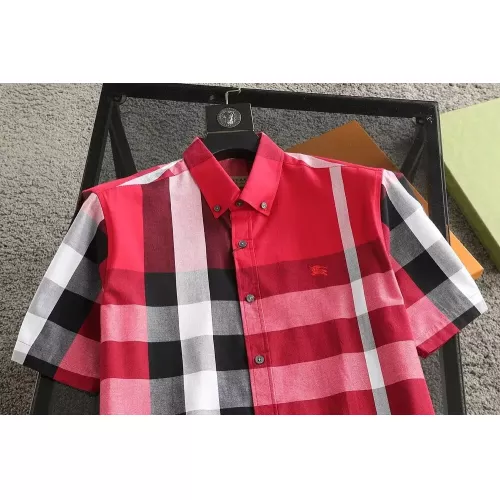 Replica Burberry Shirts Short Sleeved For Men #1346616 $36.00 USD for Wholesale