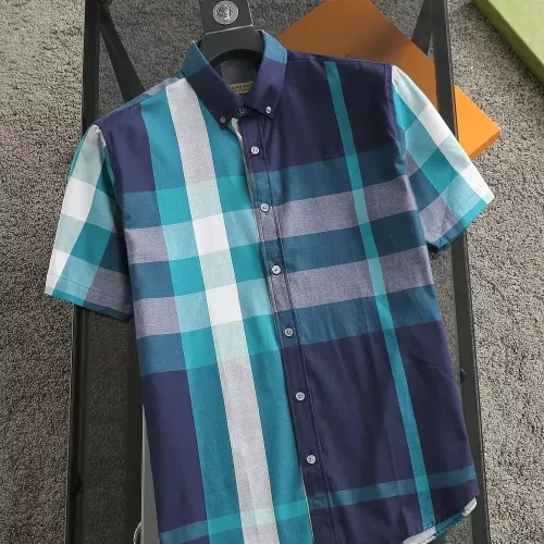 Burberry Shirts Short Sleeved For Men #1346617 $36.00 USD, Wholesale Replica Burberry Shirts
