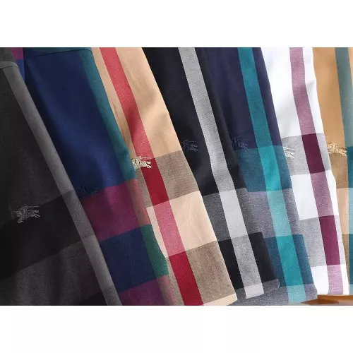 Replica Burberry Shirts Short Sleeved For Men #1346617 $36.00 USD for Wholesale