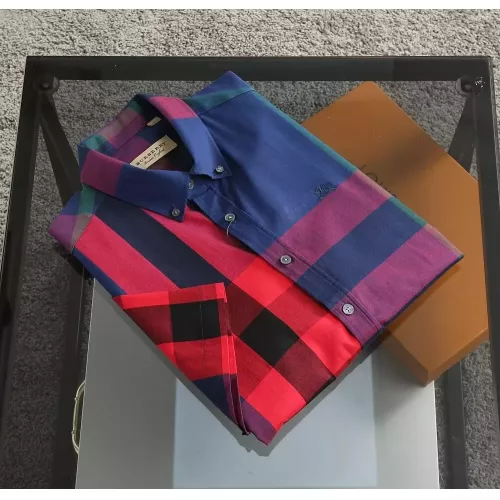 Replica Burberry Shirts Short Sleeved For Men #1346618 $36.00 USD for Wholesale